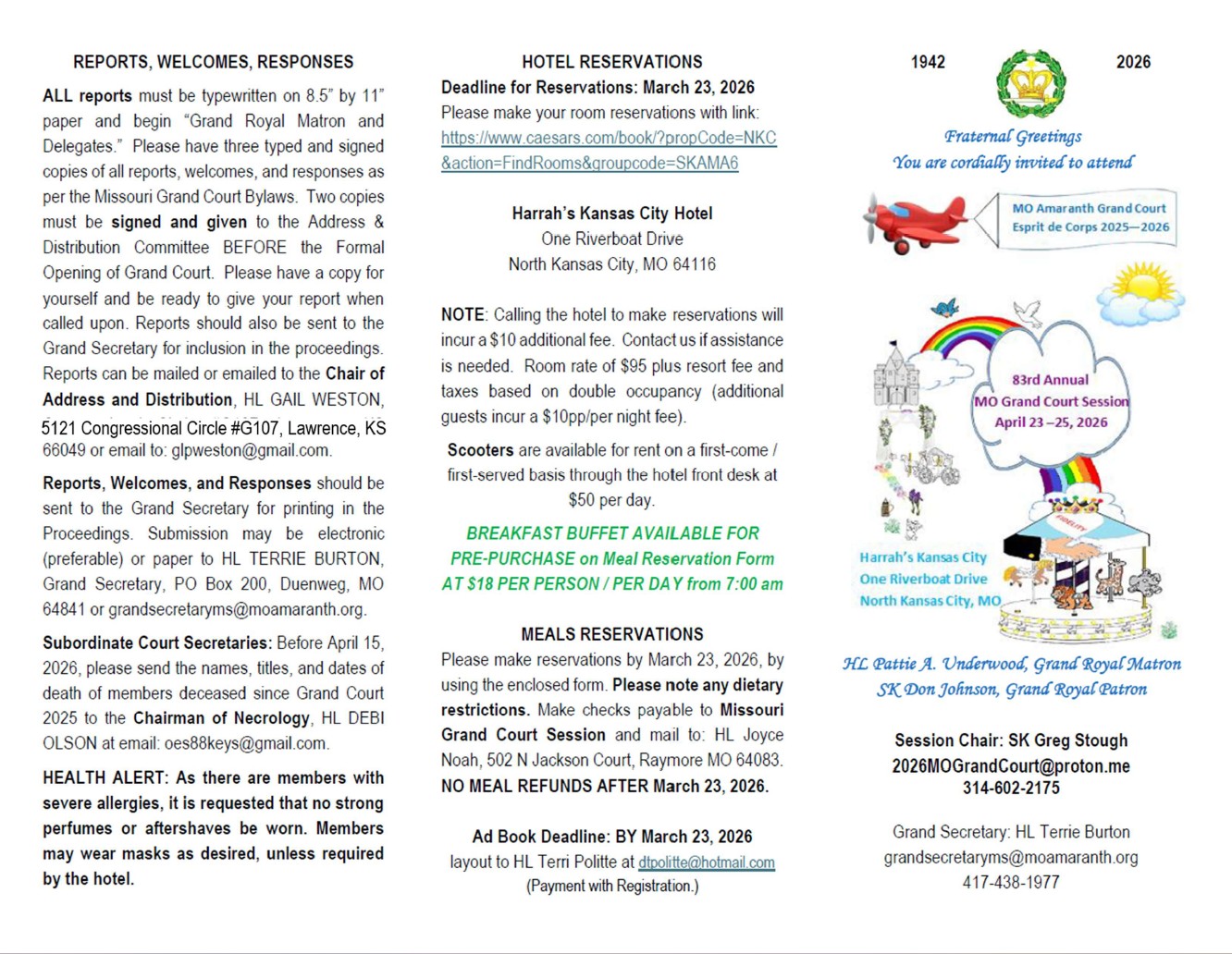 2025 Trifold - Page 1